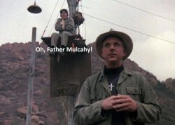Klinger & Father Mulcahy Meme Template