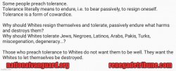 Racism is racial self preservation / renegadetribune.com Meme Template