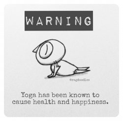 yoga warning Meme Template