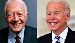 Jimmy Carter and Joe Biden Meme Template