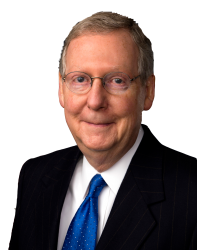 Mitch McConnell with transparency Meme Template