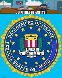 FBI party Meme Template