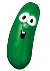 larry the cucumber Meme Template