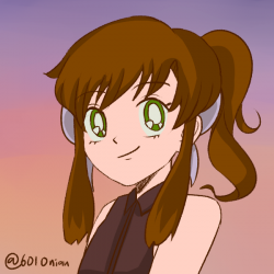 Retro Picrew Monika Meme Template