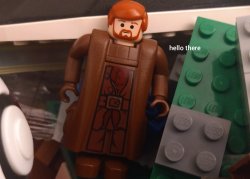 Cursed Lego Obi-Wan Meme Template