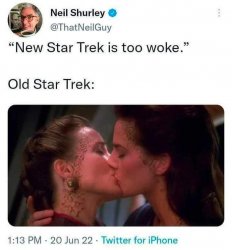 Star Trek Woke Meme Template