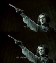 sweeney todd arm Meme Template