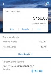 $750 deposit Meme Template