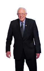 Bernie Sanders in a suit with transparency Meme Template