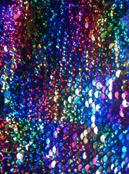 Rainbow sequin background Meme Template