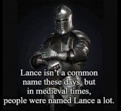 People were named Lance a lot Meme Template