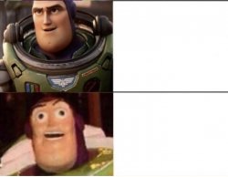 RTX and blurred lightyear Meme Template