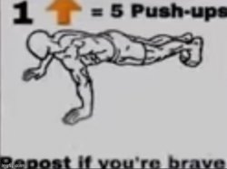 Push-Up Challenge Meme Template