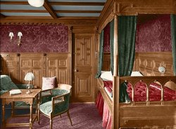 Titanic first class suite in color Meme Template
