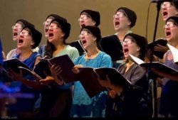 Liberal choir Meme Template