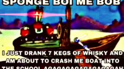 mr krabs gets drunk on whiskey Meme Template