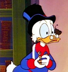 Scrooge McDuck Meme Template