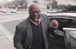 Justice Clarence Thomas gets the last laugh Meme Template