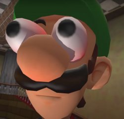 Horny Luigi Meme Template