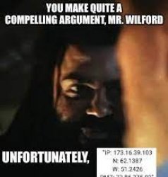 compelling argument, mr wifford Meme Template