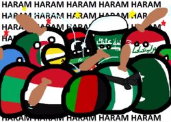 countryballs haram Meme Template