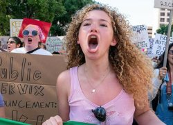 Open wide sweet protestor Meme Template