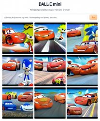 Lightning McQueen racing Sonic The Hedgehog and Speedy Gonzales Meme Template