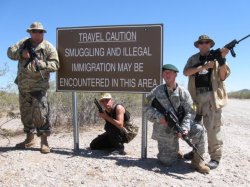 Border patrol vigilantes Meme Template