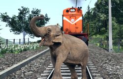 Crazy Elephant stops train - eventual death of the GOP Meme Template