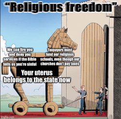 Religious freedom hypocrisy Meme Template