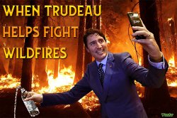 Trudeau Wildfires Meme Meme Template
