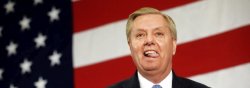 Lindsey Graham, Lady G. with his tongue hanging out Meme Template