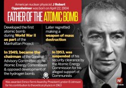 Robert Oppenheimer Father of Atomic Bomb Meme Template
