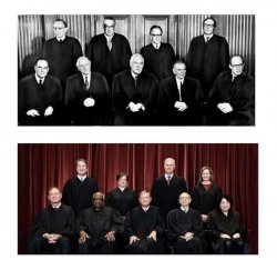 Old v new Supreme Court Meme Template