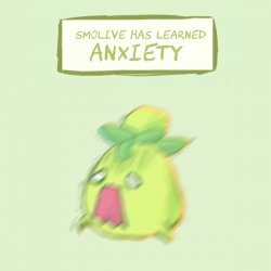 Smoliv has learned anxiety Meme Template