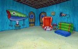 Spongebob's House Interior Meme Template