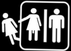 No women toilet sign Meme Template