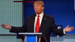 Trump with open arms Meme Template