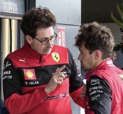 Ferrari Leclerc Binotti Meme Template