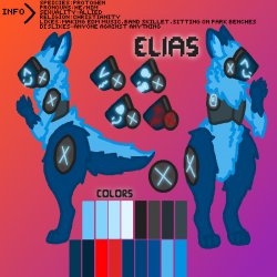 Elias ref sheet by Fangthelesbian on pixilart Meme Template