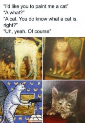 Paint a cat Meme Template