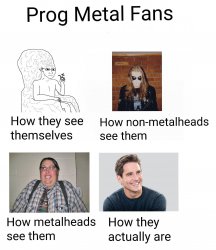 Prog metal fans Meme Template