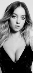 Sydney Sweeney black & white Meme Template