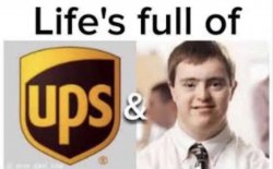 Ups and down syndrome Meme Template
