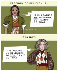 Freedom of religion explained Meme Template