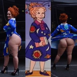 Can’t unsee thicc Mrs. Frizzle Meme Template