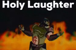 Holy laughter Meme Template