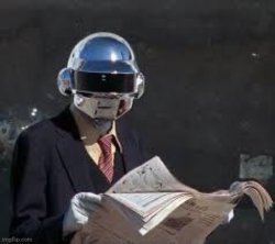 hold up daft punk Meme Template