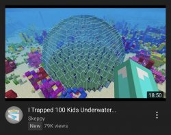 I Trapped 100 Kids Underwater Meme Template