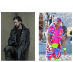 Ryan Gosling Blade Runner vs Barbie Meme Template